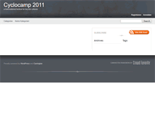 Tablet Screenshot of cyclocamp.blogsport.eu