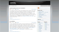 Desktop Screenshot of antipolitika.blogsport.eu