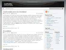 Tablet Screenshot of antipolitika.blogsport.eu