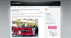 Desktop Screenshot of eagreifswald.blogsport.eu