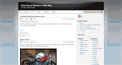 Desktop Screenshot of ducatimonster1100s.blogsport.eu