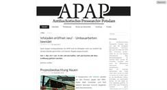 Desktop Screenshot of apap.blogsport.eu