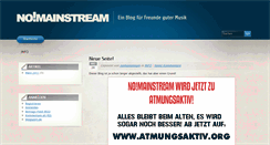 Desktop Screenshot of nomainstream.blogsport.eu