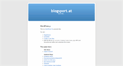 Desktop Screenshot of blogsport.at