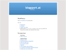 Tablet Screenshot of blogsport.at