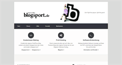 Desktop Screenshot of blogsport.de
