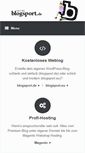 Mobile Screenshot of blogsport.de