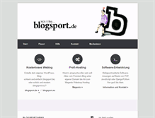 Tablet Screenshot of blogsport.de