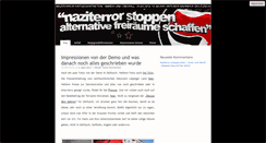 Desktop Screenshot of naziterrorentgegentreten.blogsport.eu