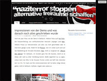 Tablet Screenshot of naziterrorentgegentreten.blogsport.eu