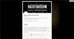 Desktop Screenshot of nachttanzdemo.blogsport.eu