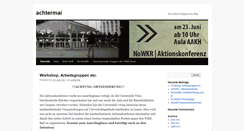 Desktop Screenshot of achtermai.blogsport.eu