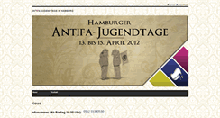 Desktop Screenshot of antifajugendtage.blogsport.eu