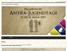 Tablet Screenshot of antifajugendtage.blogsport.eu