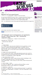 Mobile Screenshot of ladenschluss2.blogsport.eu