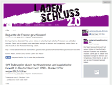 Tablet Screenshot of ladenschluss2.blogsport.eu